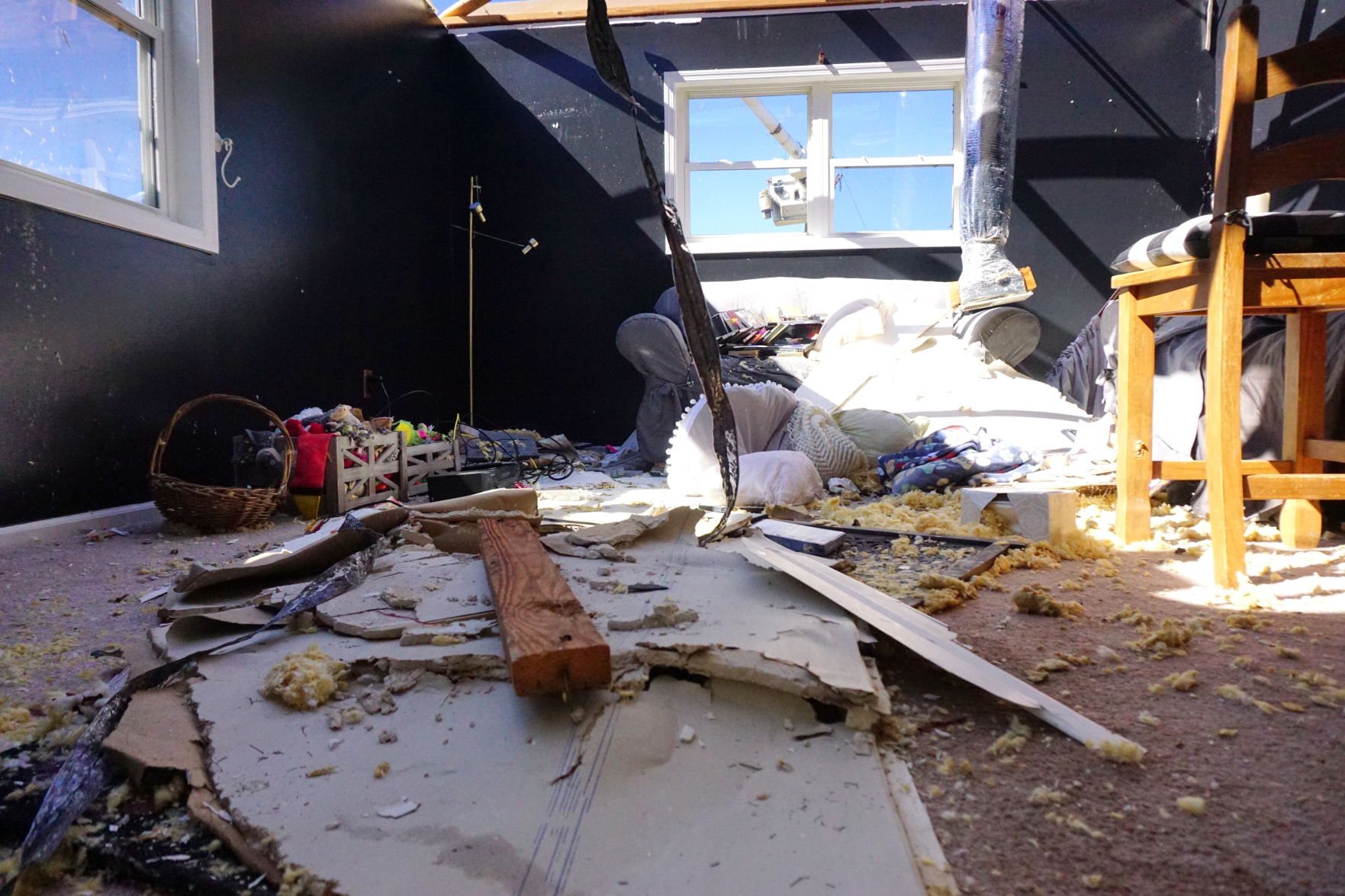 Tornado damage in Salem